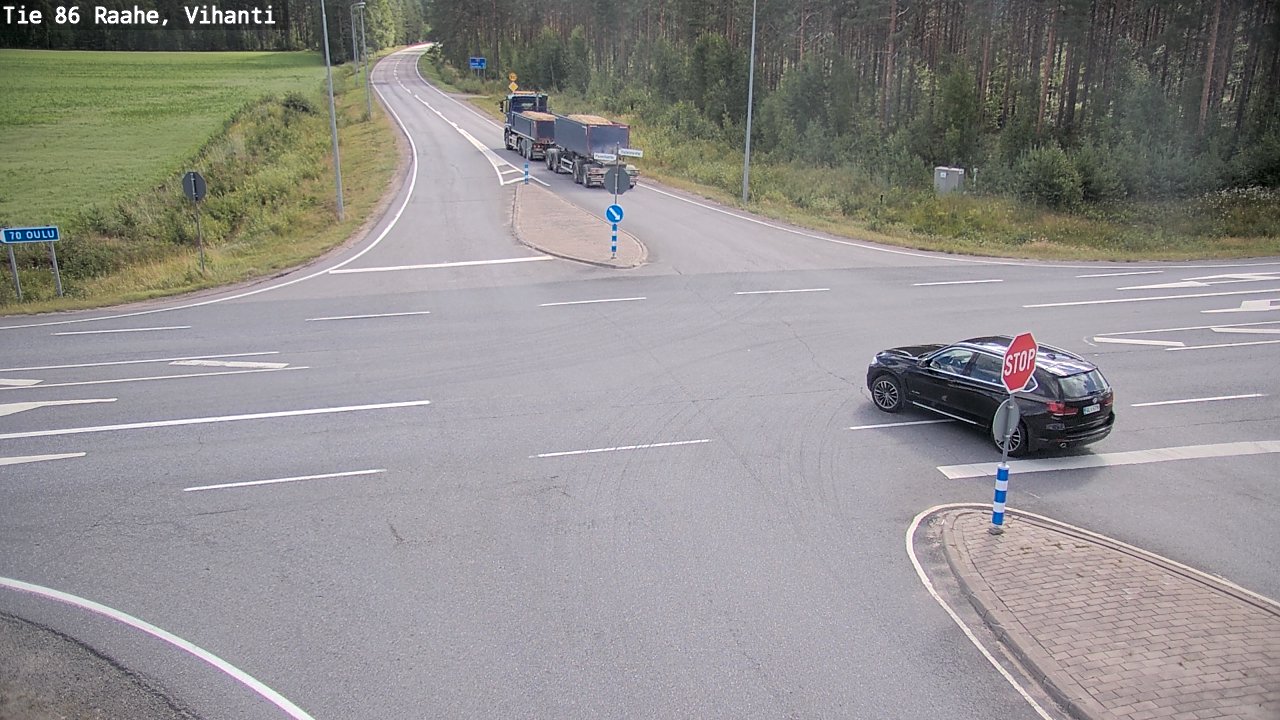 Kelikamerat Kuva Tie 86 Raahe, Vihanti, Raahe, Pohjois-Pohjanmaa