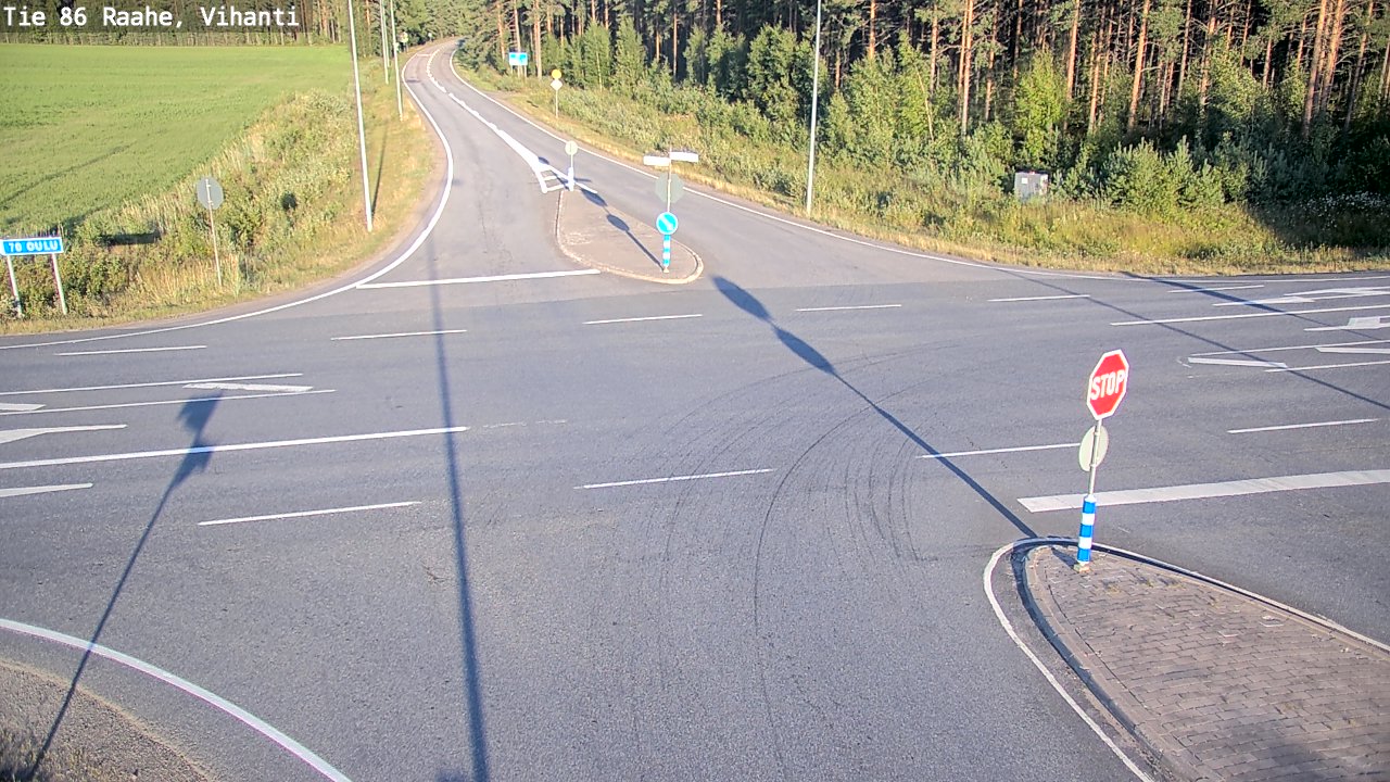 Kelikamerat Kuva Tie 86 Raahe, Vihanti, Raahe, Pohjois-Pohjanmaa