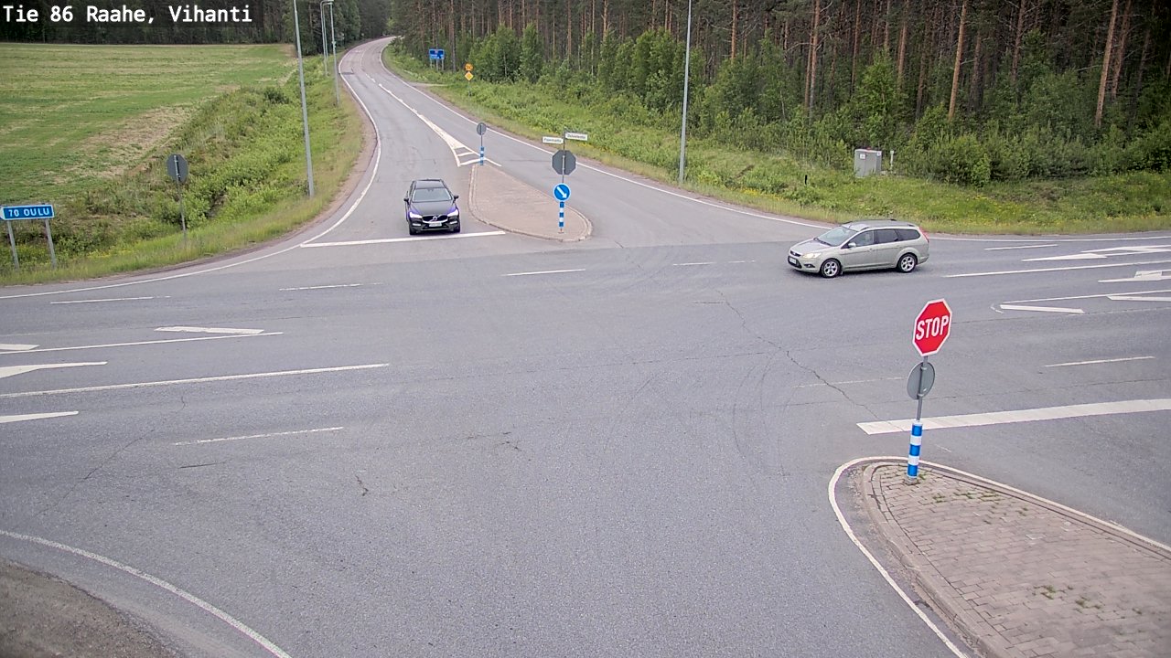 Kelikamerat Kuva Tie 86 Raahe, Vihanti, Raahe, Pohjois-Pohjanmaa