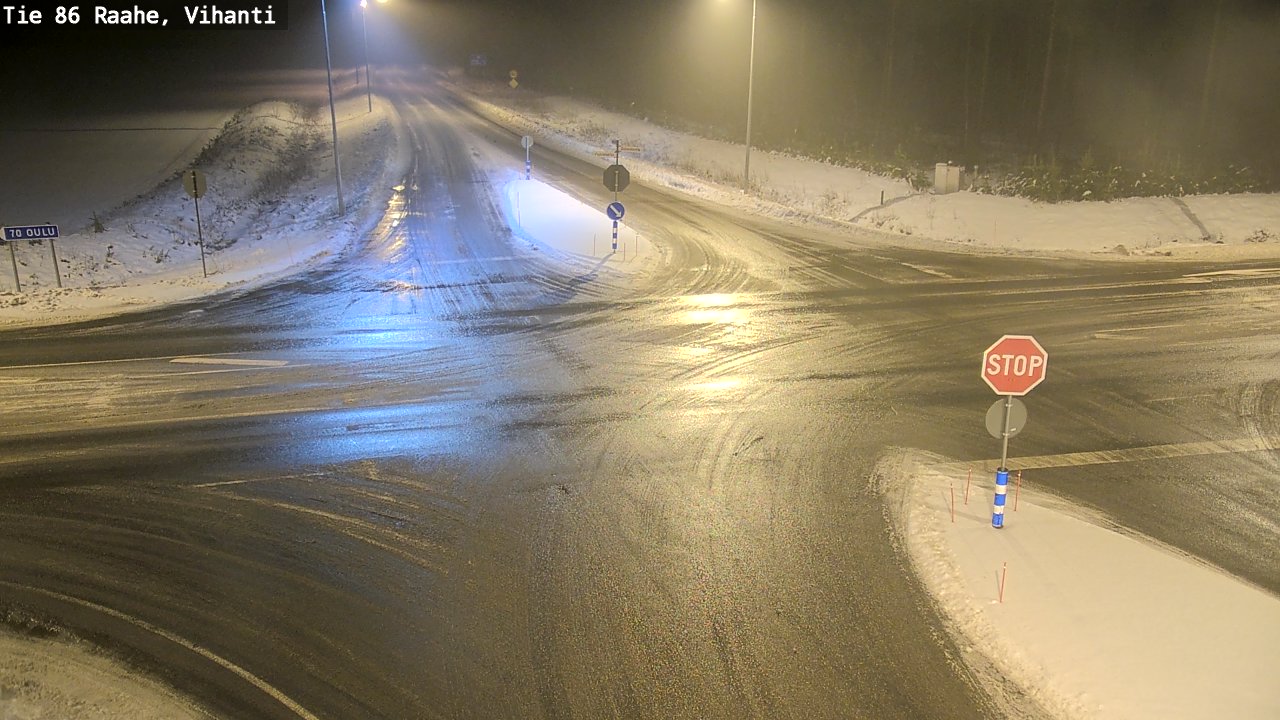 Weather Camera Image Väg 86 Raahe, Vihanti, Raahe, Pohjois-Pohjanmaa