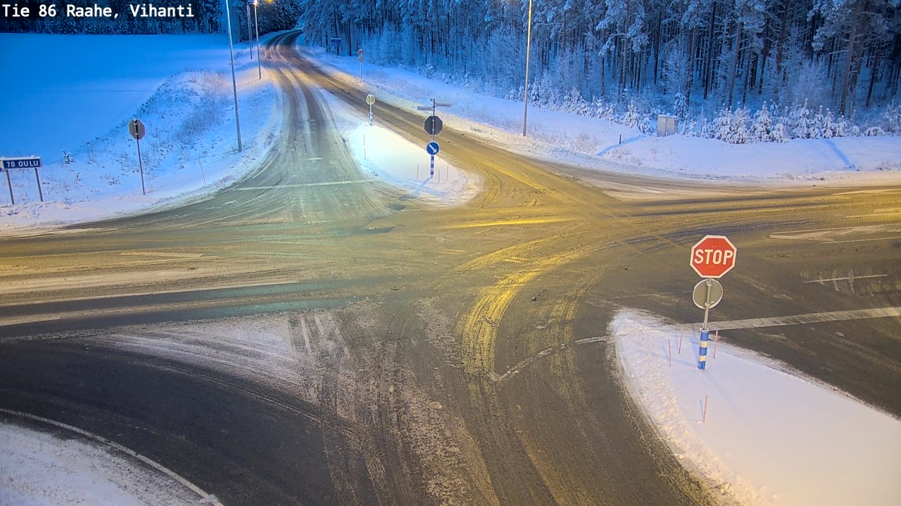 Kelikamerat Kuva Tie 86 Raahe, Vihanti, Raahe, Pohjois-Pohjanmaa