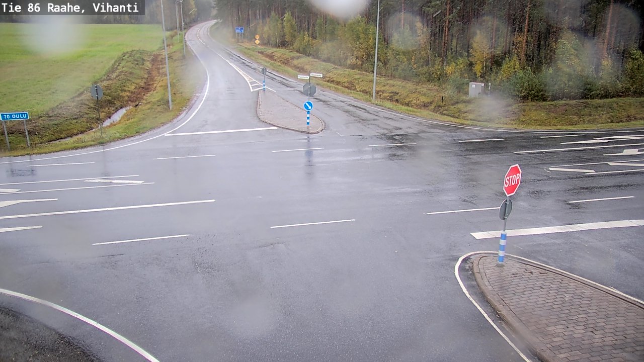 Weather Camera Image Road 86 Raahe, Vihanti, Raahe, Pohjois-Pohjanmaa
