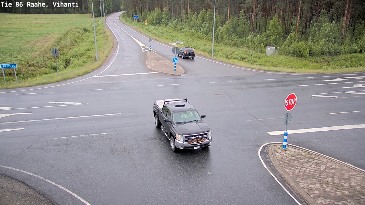 Weather Camera Image Väg 86 Raahe, Vihanti, Raahe, Pohjois-Pohjanmaa