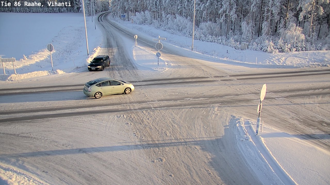 Weather Camera Image Road 86 Raahe, Vihanti, Raahe, Pohjois-Pohjanmaa