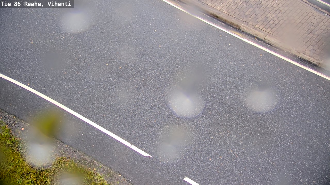 Weather Camera Image Väg 86 Raahe, Vihanti, Raahe, Pohjois-Pohjanmaa