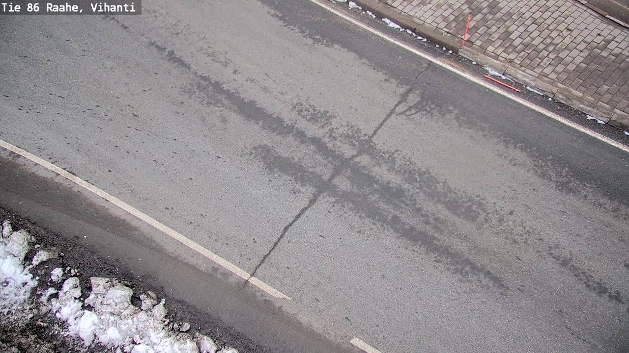 Weather Camera Image Väg 86 Raahe, Vihanti, Raahe, Pohjois-Pohjanmaa