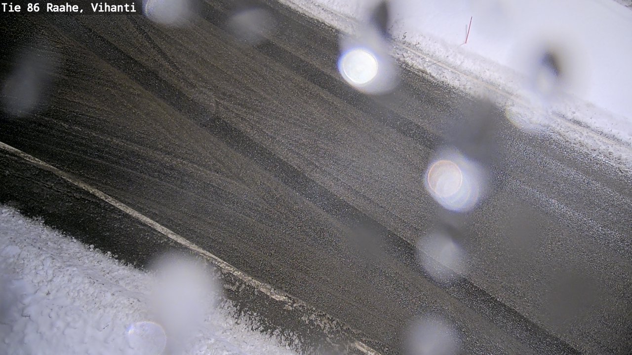 Weather Camera Image Väg 86 Raahe, Vihanti, Raahe, Pohjois-Pohjanmaa