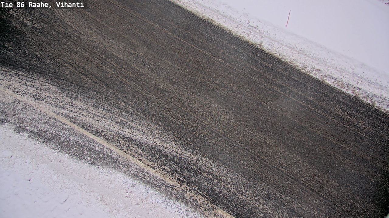 Weather Camera Image Väg 86 Raahe, Vihanti, Raahe, Pohjois-Pohjanmaa