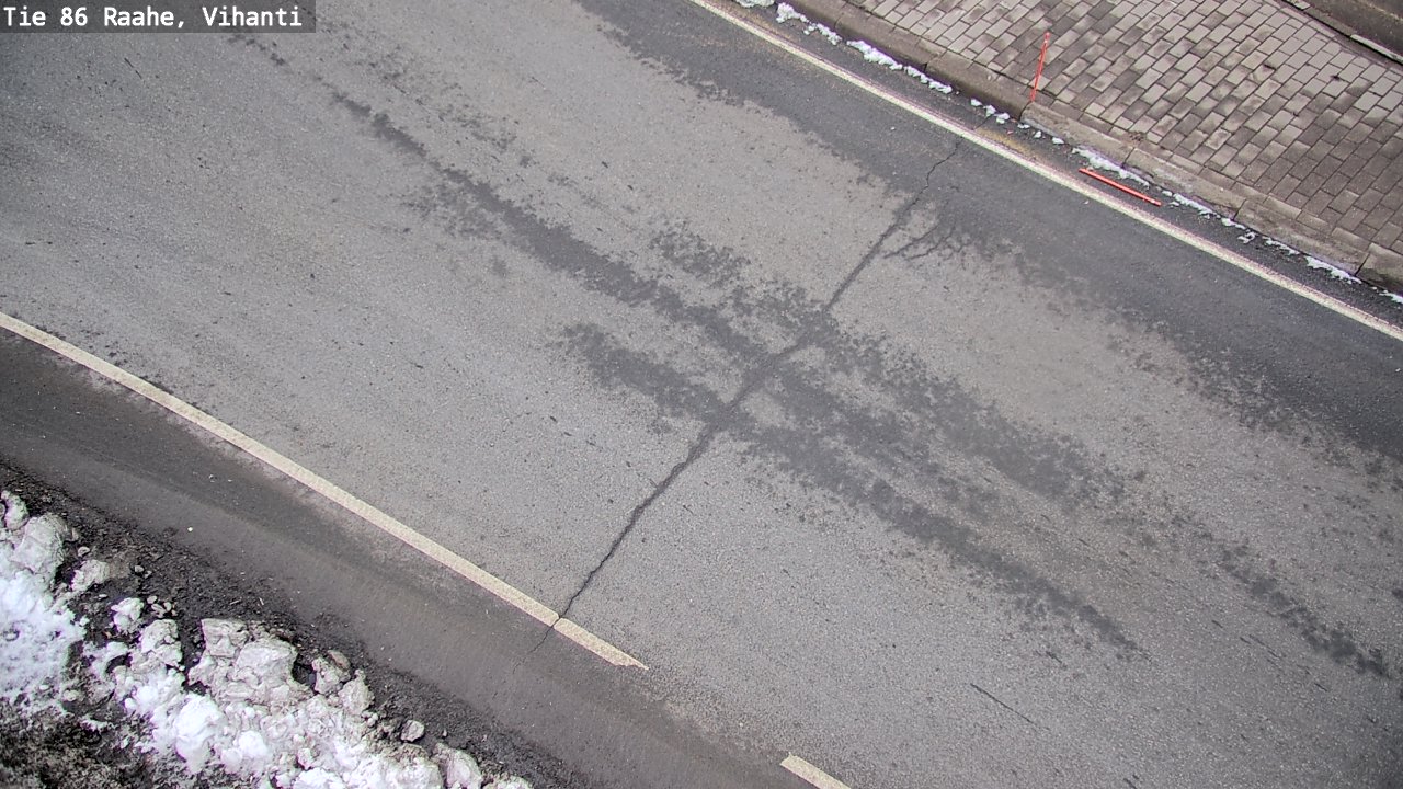 Weather Camera Image Väg 86 Raahe, Vihanti, Raahe, Pohjois-Pohjanmaa