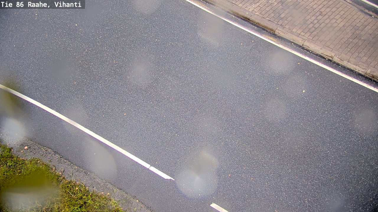 Weather Camera Image Väg 86 Raahe, Vihanti, Raahe, Pohjois-Pohjanmaa