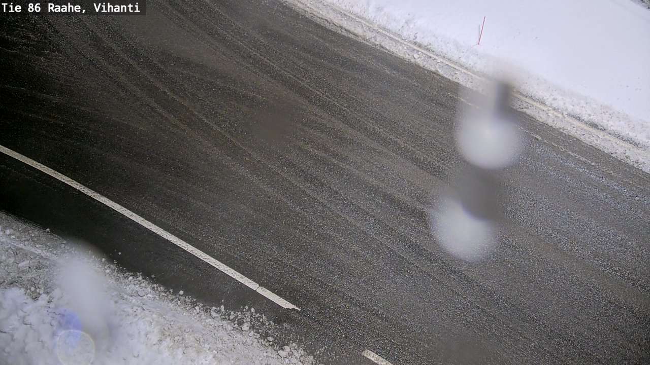 Weather Camera Image Väg 86 Raahe, Vihanti, Raahe, Pohjois-Pohjanmaa
