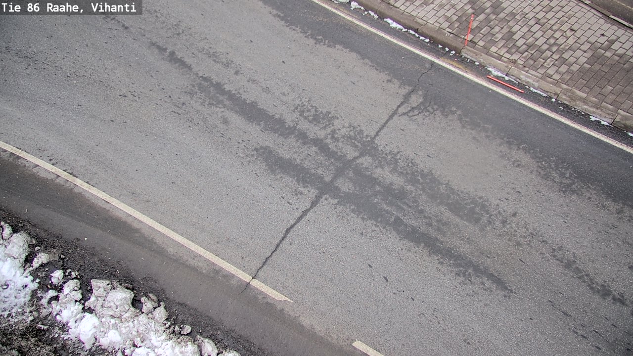 Weather Camera Image Väg 86 Raahe, Vihanti, Raahe, Pohjois-Pohjanmaa
