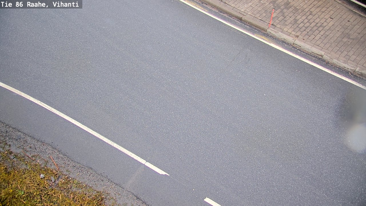 Weather Camera Image Väg 86 Raahe, Vihanti, Raahe, Pohjois-Pohjanmaa