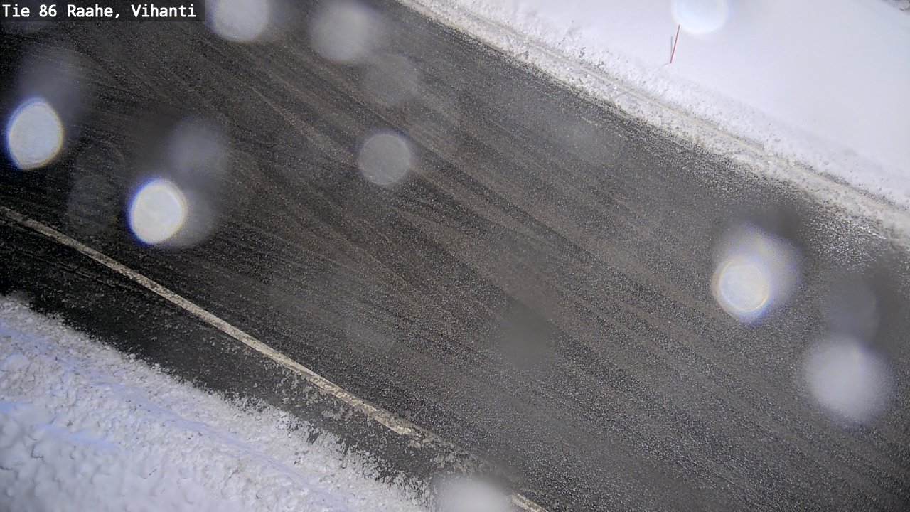 Weather Camera Image Väg 86 Raahe, Vihanti, Raahe, Pohjois-Pohjanmaa