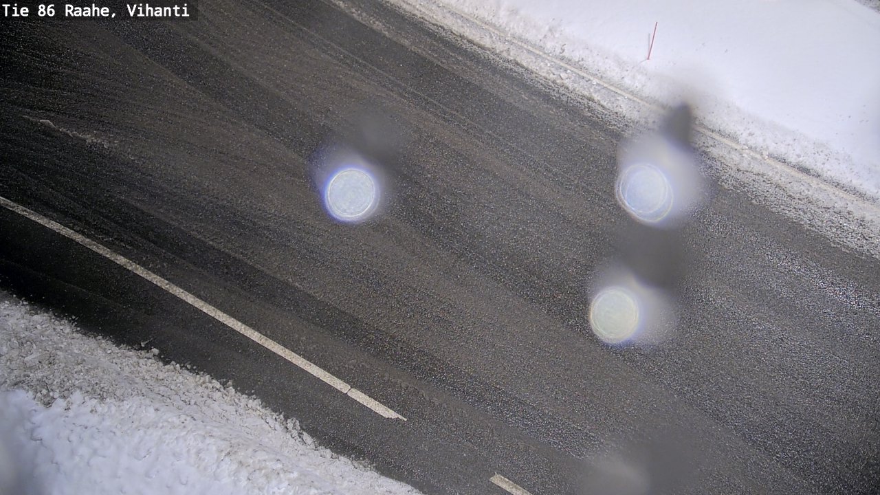 Weather Camera Image Väg 86 Raahe, Vihanti, Raahe, Pohjois-Pohjanmaa
