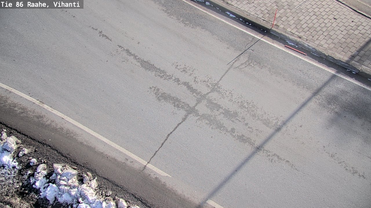Weather Camera Image Road 86 Raahe, Vihanti, Raahe, Pohjois-Pohjanmaa