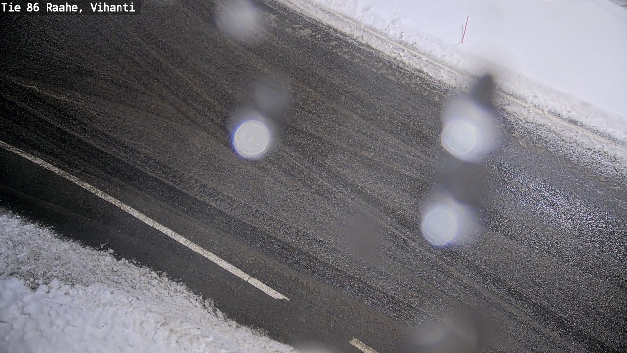 Weather Camera Image Väg 86 Raahe, Vihanti, Raahe, Pohjois-Pohjanmaa