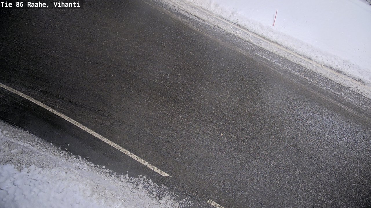 Weather Camera Image Road 86 Raahe, Vihanti, Raahe, Pohjois-Pohjanmaa