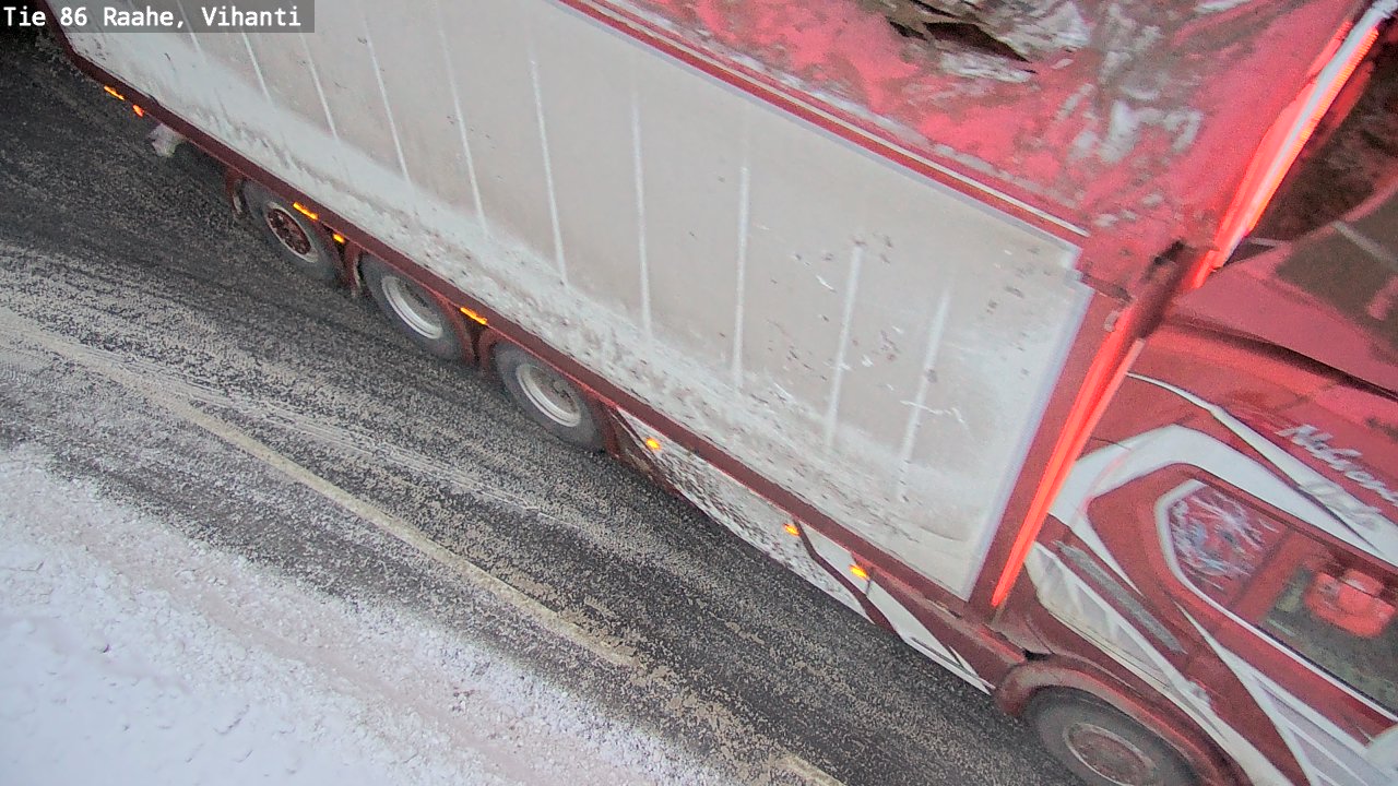 Weather Camera Image Väg 86 Raahe, Vihanti, Raahe, Pohjois-Pohjanmaa