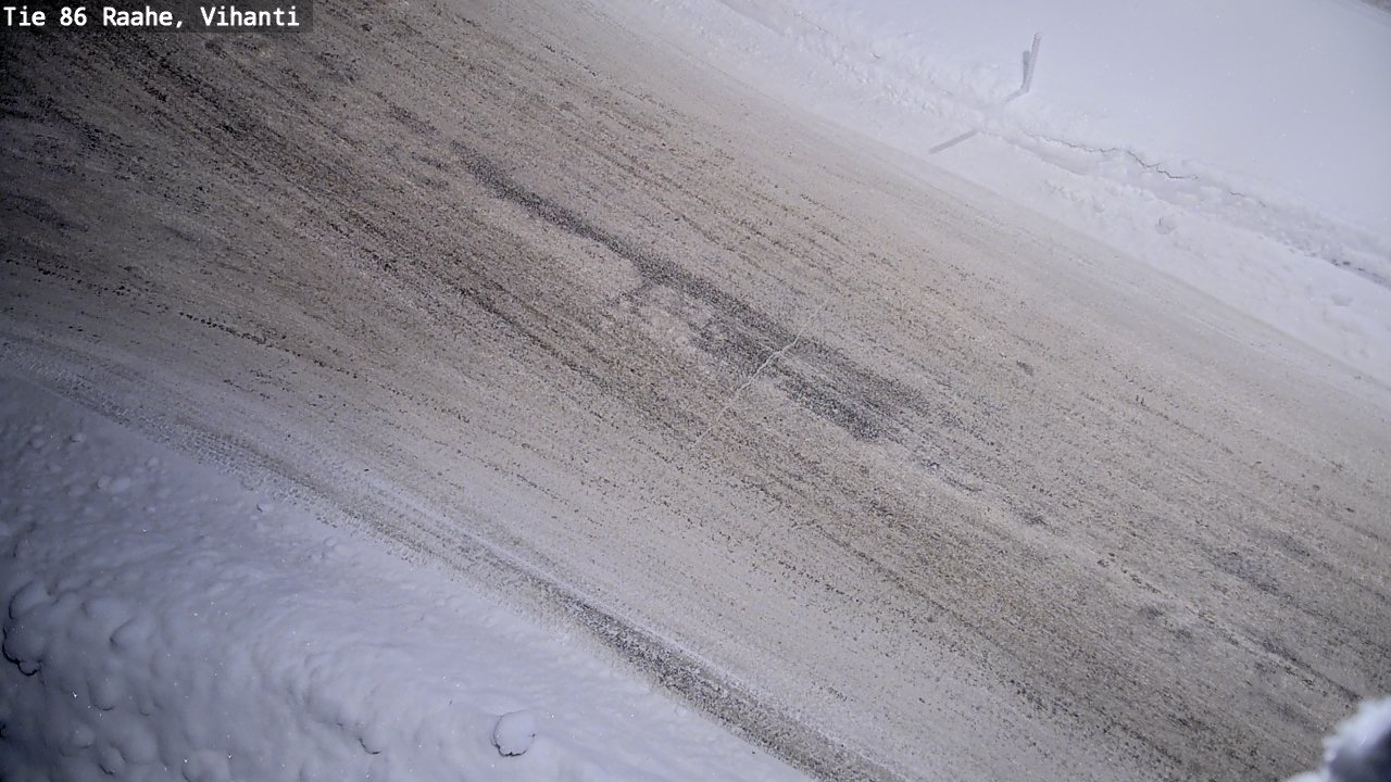 Weather Camera Image Road 86 Raahe, Vihanti, Raahe, Pohjois-Pohjanmaa