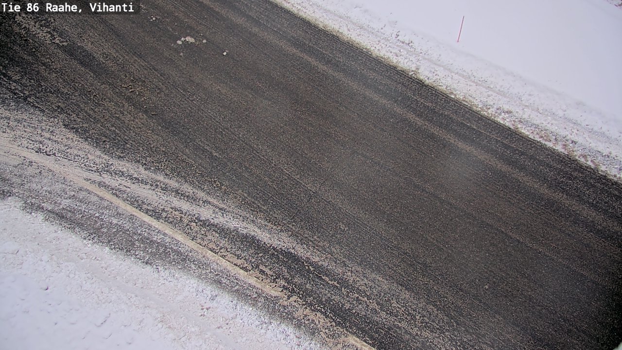 Weather Camera Image Väg 86 Raahe, Vihanti, Raahe, Pohjois-Pohjanmaa