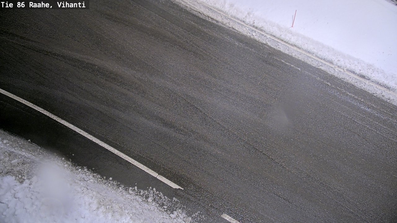 Weather Camera Image Väg 86 Raahe, Vihanti, Raahe, Pohjois-Pohjanmaa