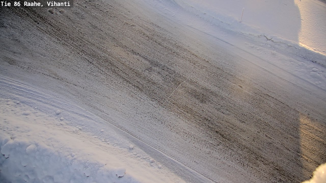 Weather Camera Image Road 86 Raahe, Vihanti, Raahe, Pohjois-Pohjanmaa