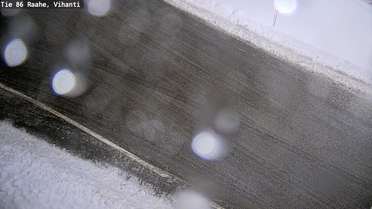 Weather Camera Image Väg 86 Raahe, Vihanti, Raahe, Pohjois-Pohjanmaa