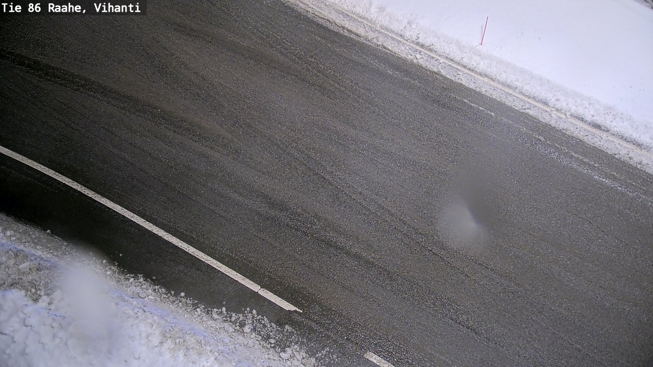 Weather Camera Image Väg 86 Raahe, Vihanti, Raahe, Pohjois-Pohjanmaa