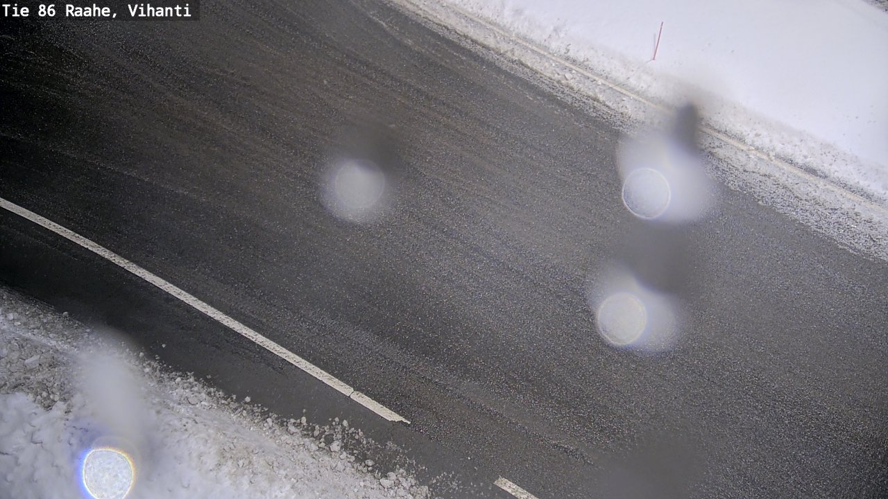 Weather Camera Image Väg 86 Raahe, Vihanti, Raahe, Pohjois-Pohjanmaa