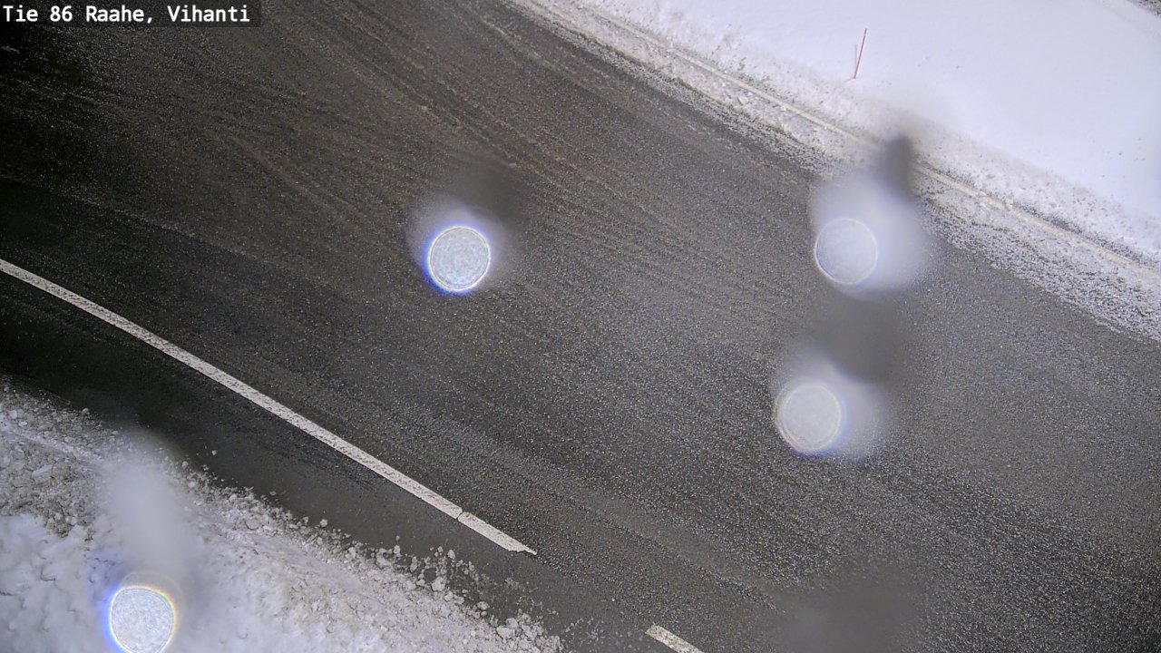 Weather Camera Image Väg 86 Raahe, Vihanti, Raahe, Pohjois-Pohjanmaa