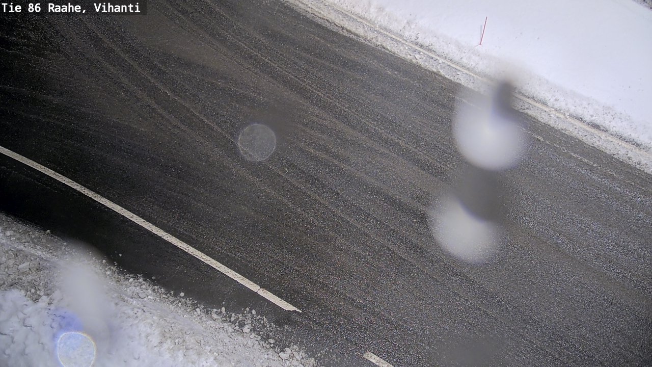 Weather Camera Image Väg 86 Raahe, Vihanti, Raahe, Pohjois-Pohjanmaa