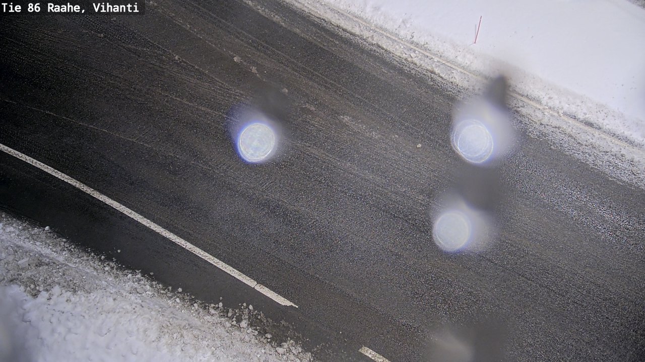Weather Camera Image Väg 86 Raahe, Vihanti, Raahe, Pohjois-Pohjanmaa