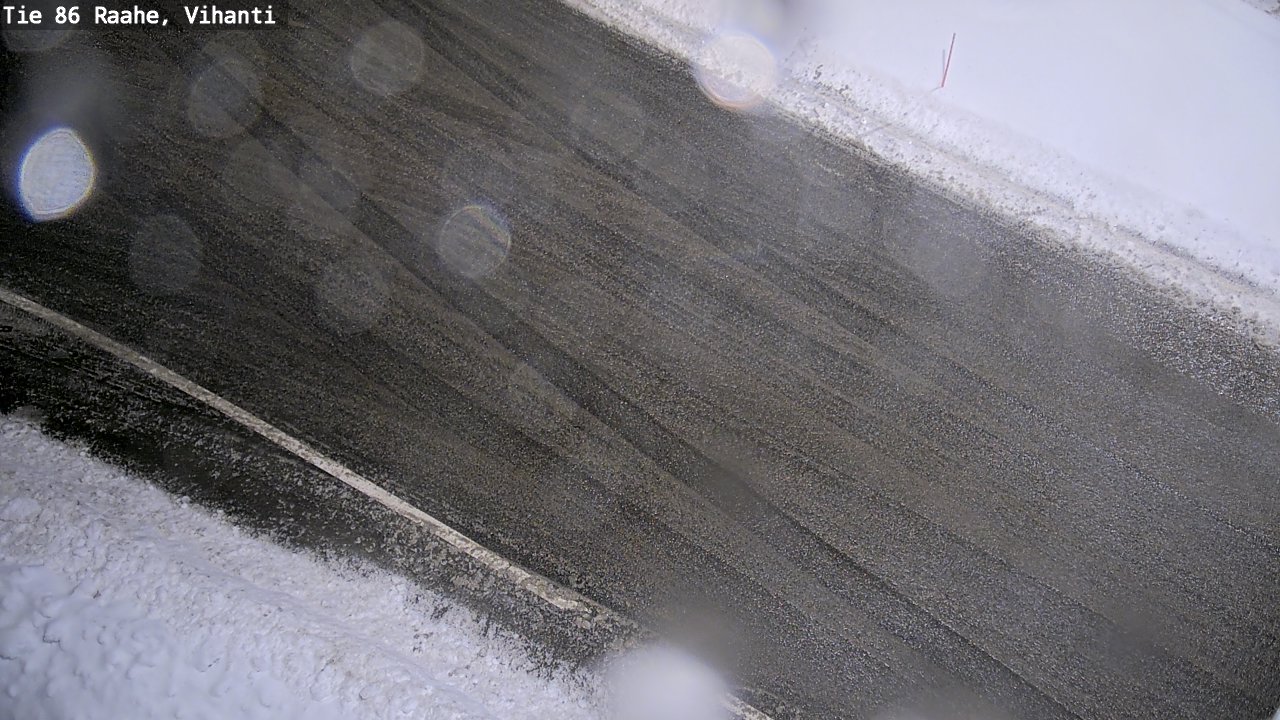 Weather Camera Image Väg 86 Raahe, Vihanti, Raahe, Pohjois-Pohjanmaa