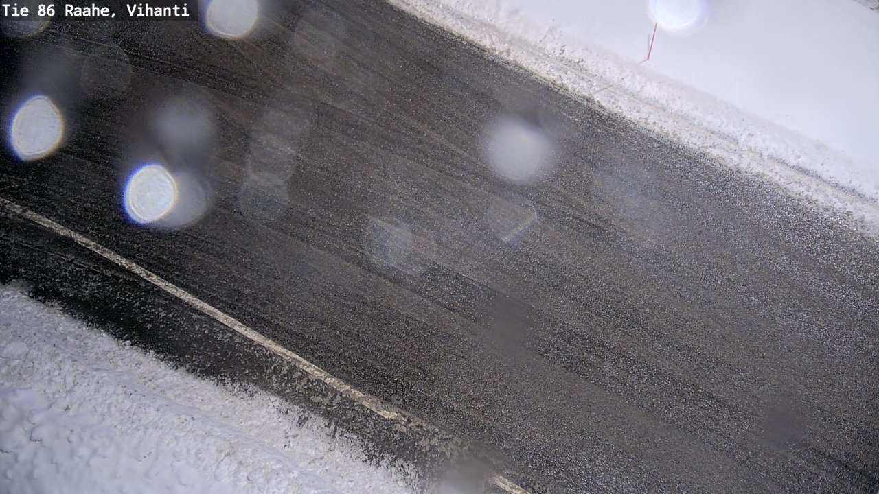 Weather Camera Image Väg 86 Raahe, Vihanti, Raahe, Pohjois-Pohjanmaa