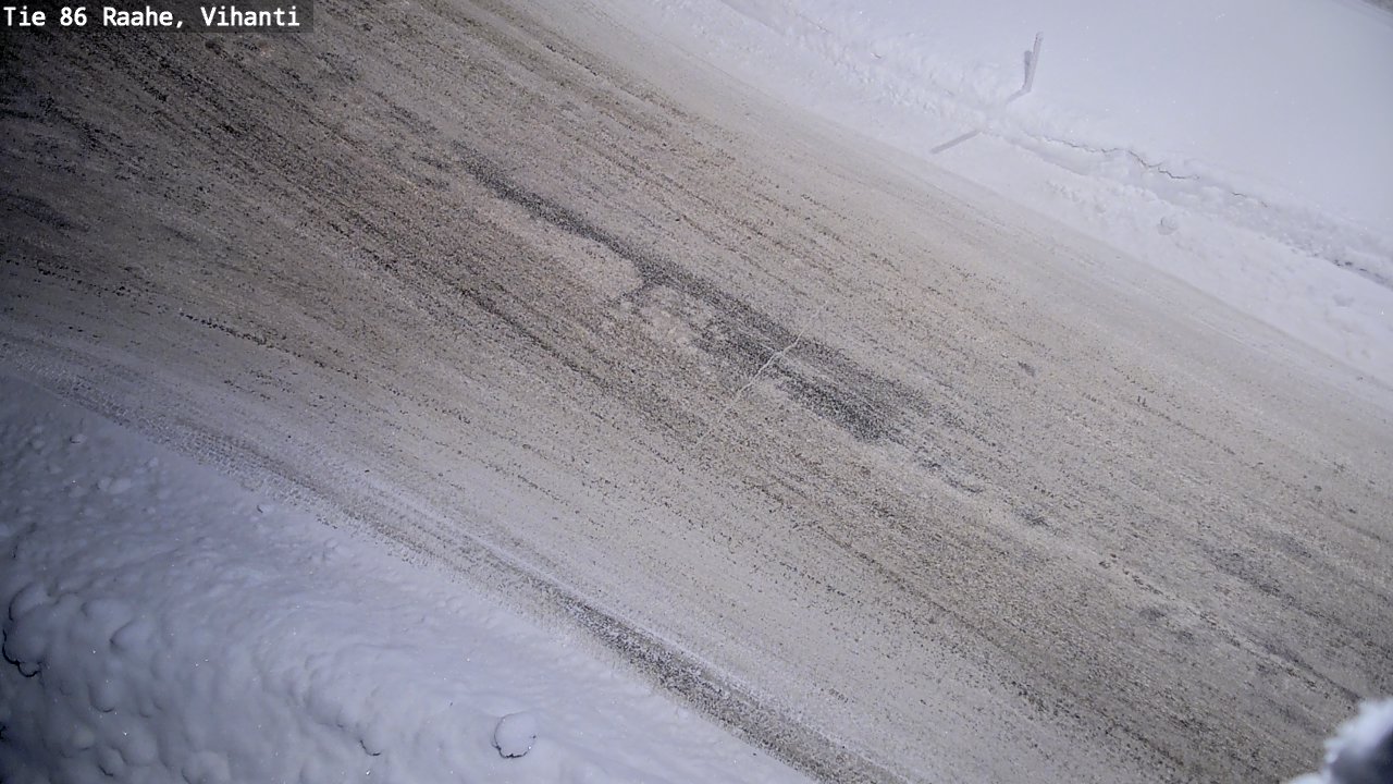 Weather Camera Image Väg 86 Raahe, Vihanti, Raahe, Pohjois-Pohjanmaa