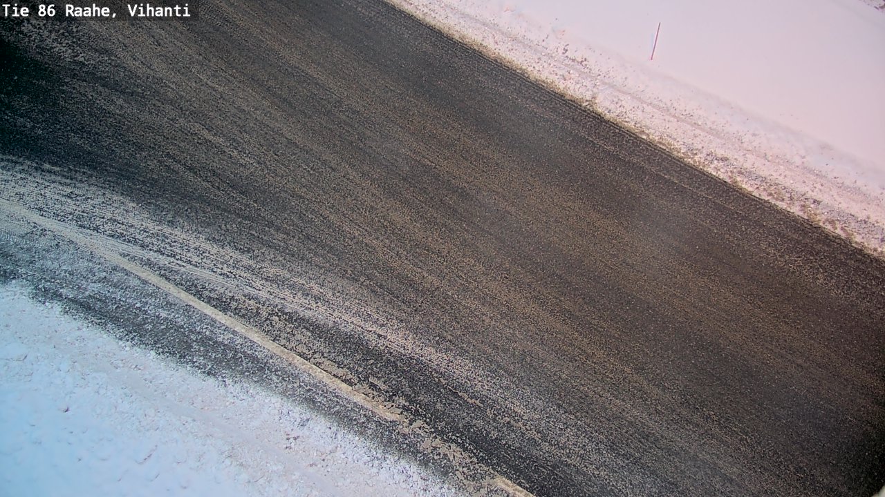 Weather Camera Image Väg 86 Raahe, Vihanti, Raahe, Pohjois-Pohjanmaa