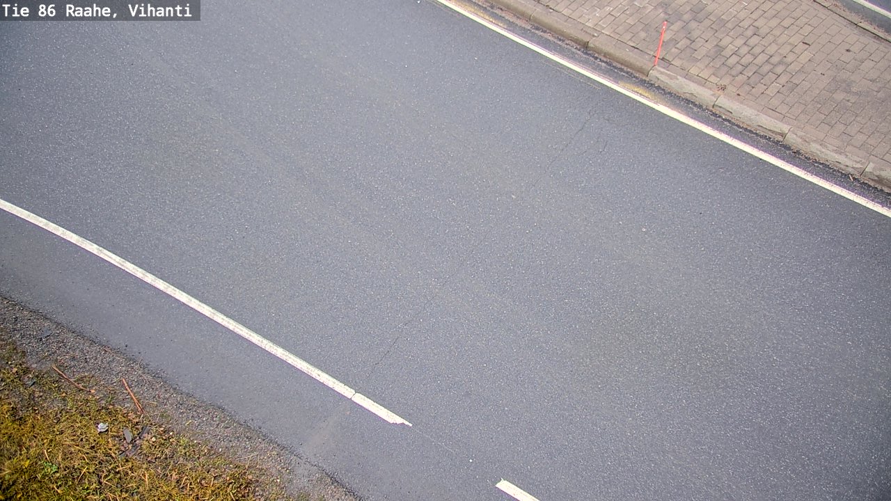 Weather Camera Image Road 86 Raahe, Vihanti, Raahe, Pohjois-Pohjanmaa