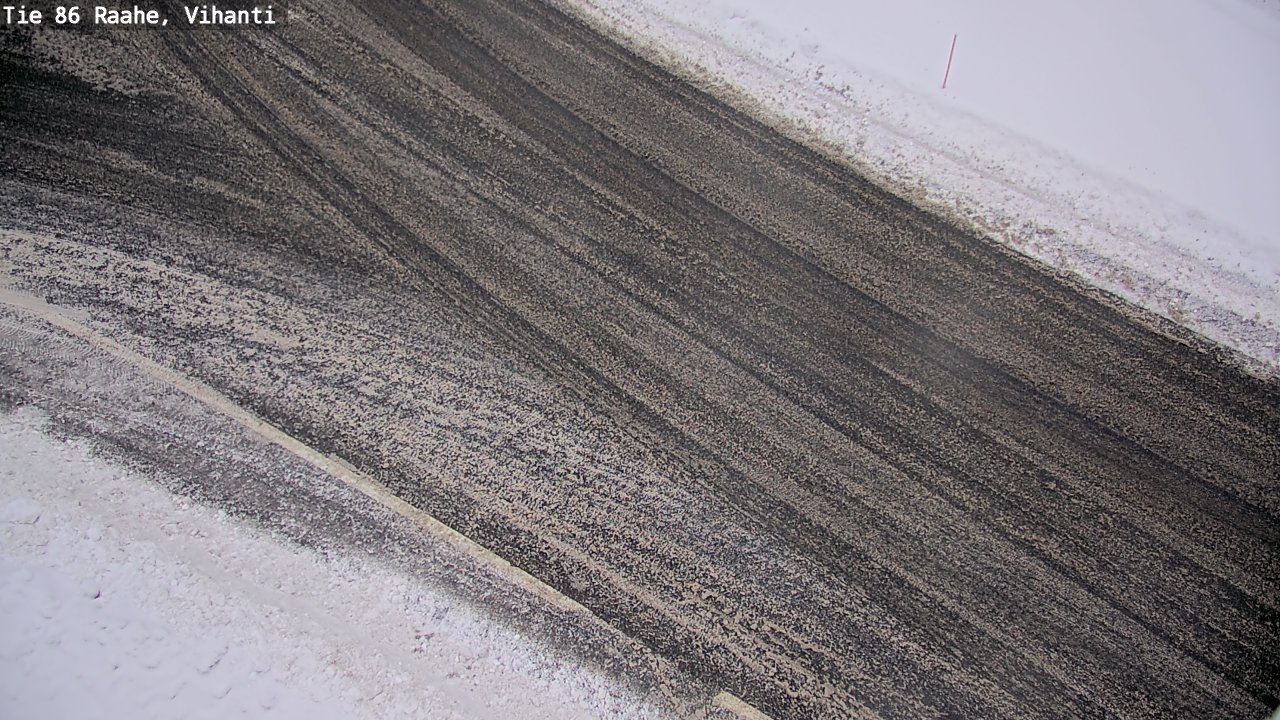 Weather Camera Image Väg 86 Raahe, Vihanti, Raahe, Pohjois-Pohjanmaa
