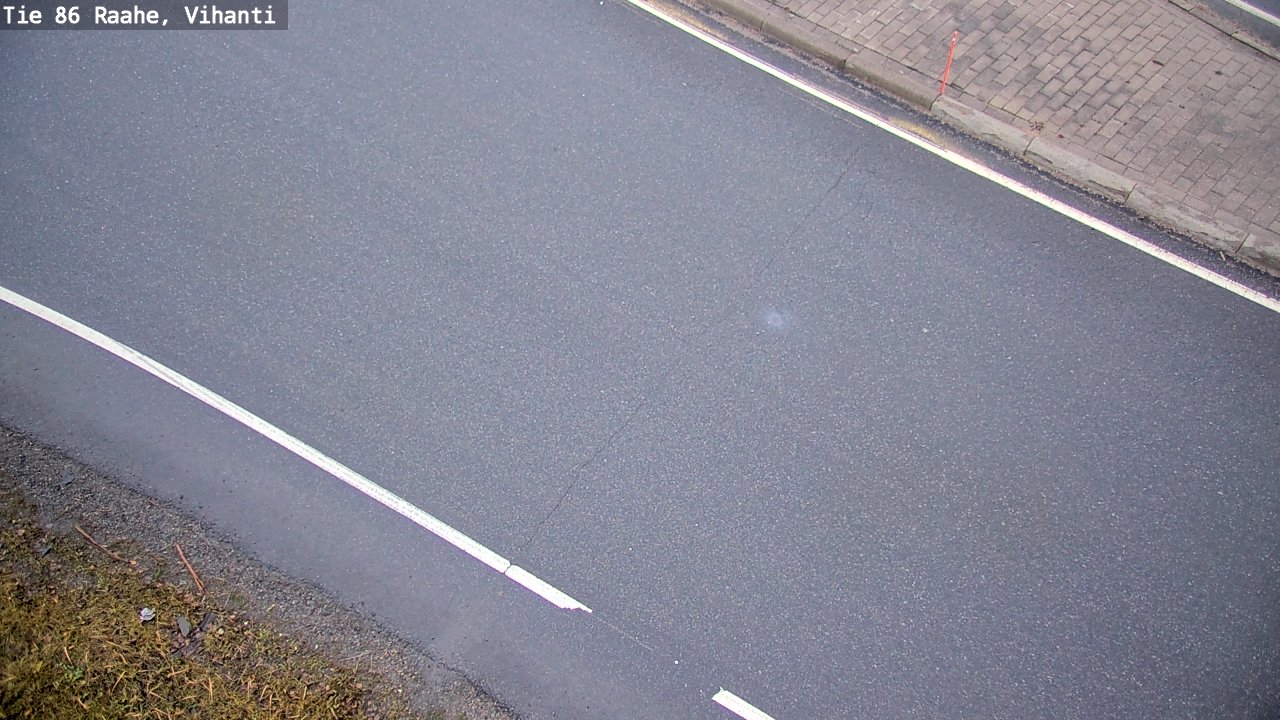 Weather Camera Image Road 86 Raahe, Vihanti, Raahe, Pohjois-Pohjanmaa