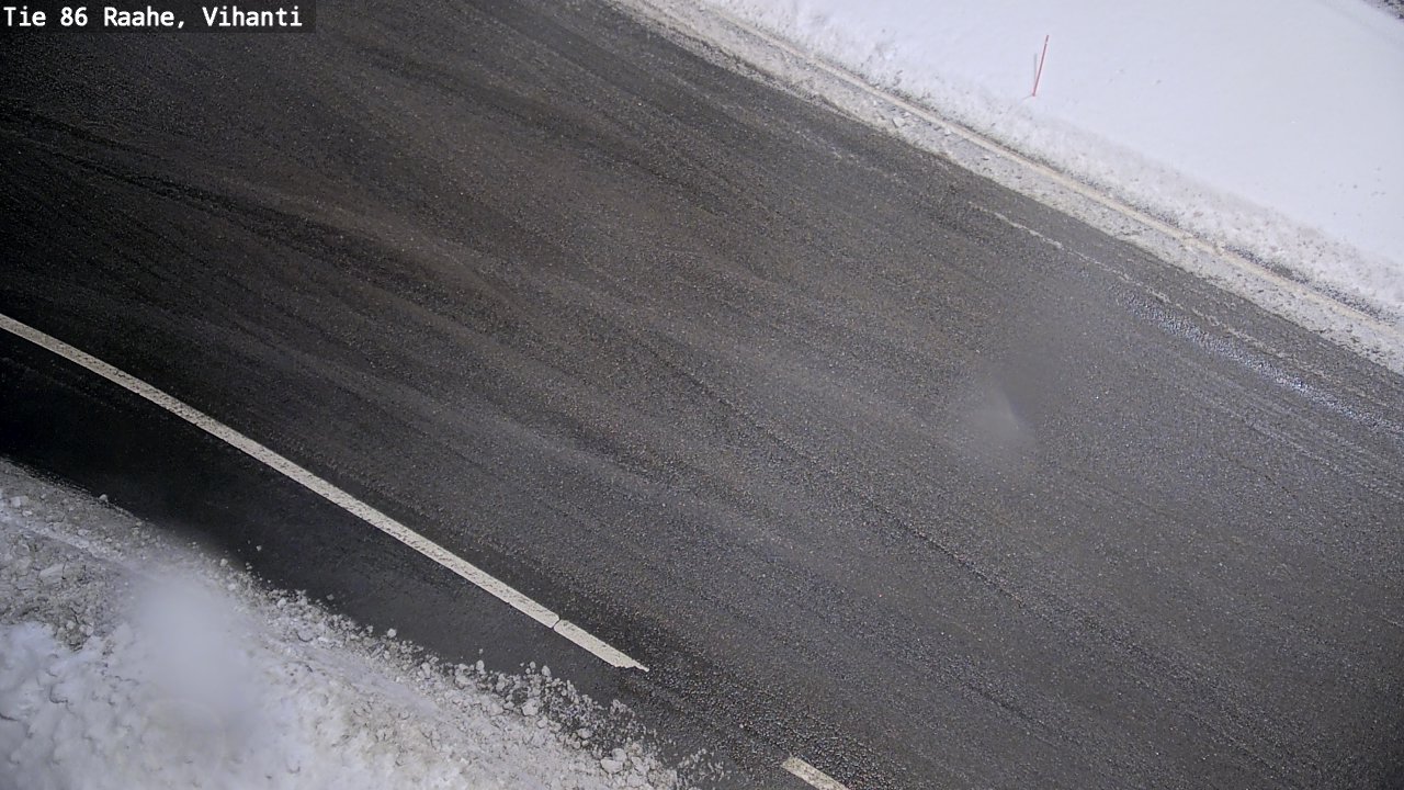 Weather Camera Image Väg 86 Raahe, Vihanti, Raahe, Pohjois-Pohjanmaa