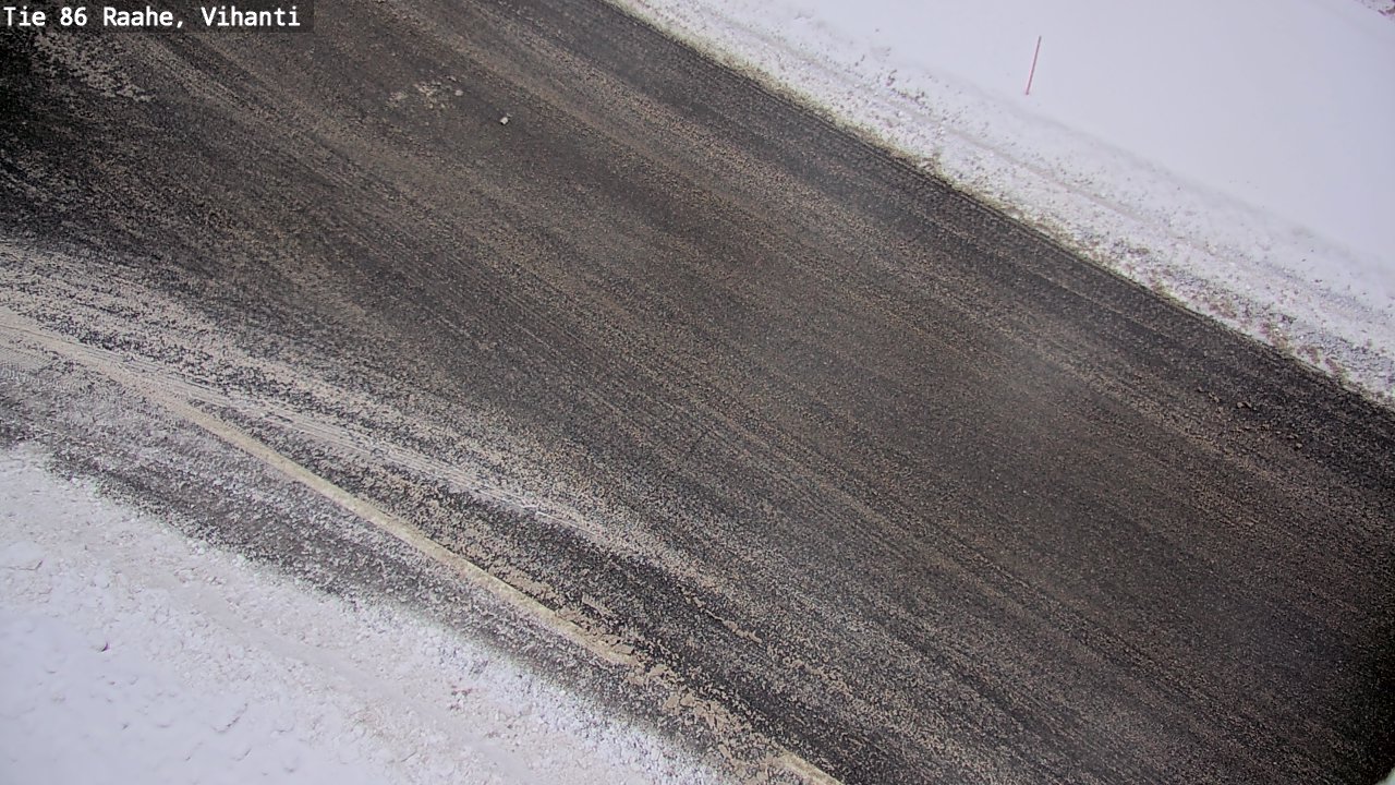 Weather Camera Image Väg 86 Raahe, Vihanti, Raahe, Pohjois-Pohjanmaa