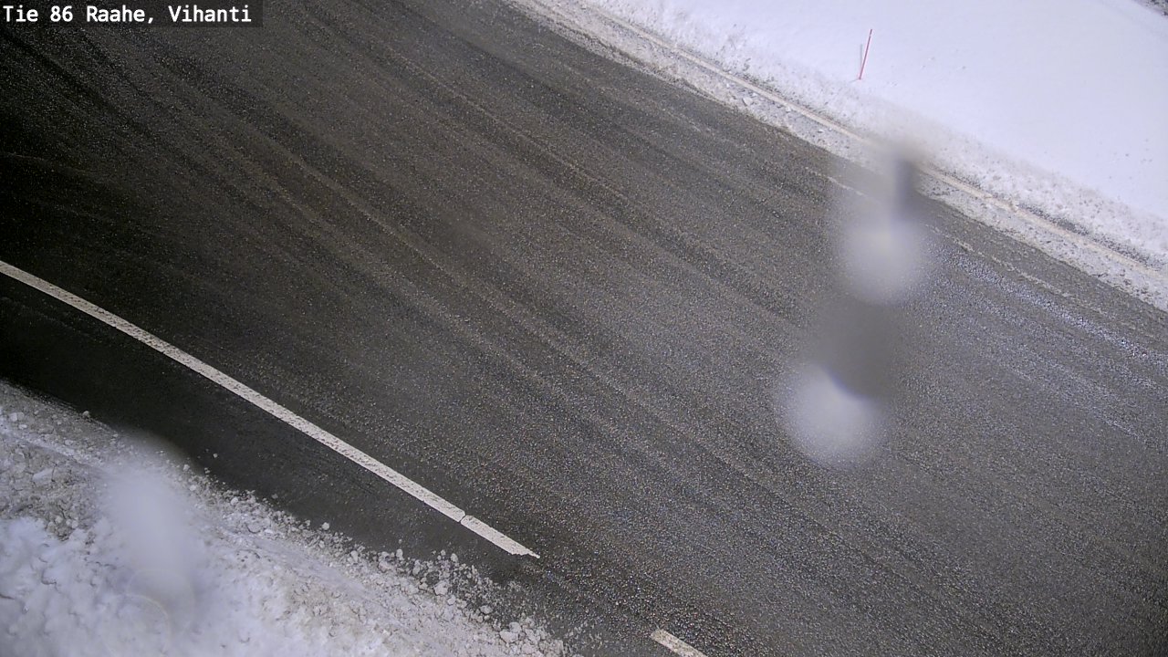 Weather Camera Image Väg 86 Raahe, Vihanti, Raahe, Pohjois-Pohjanmaa