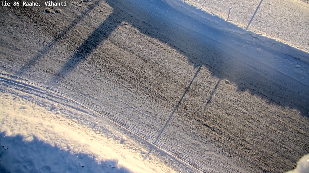 Weather Camera Image Road 86 Raahe, Vihanti, Raahe, Pohjois-Pohjanmaa