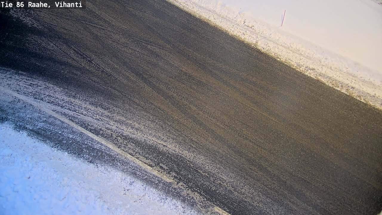 Weather Camera Image Väg 86 Raahe, Vihanti, Raahe, Pohjois-Pohjanmaa