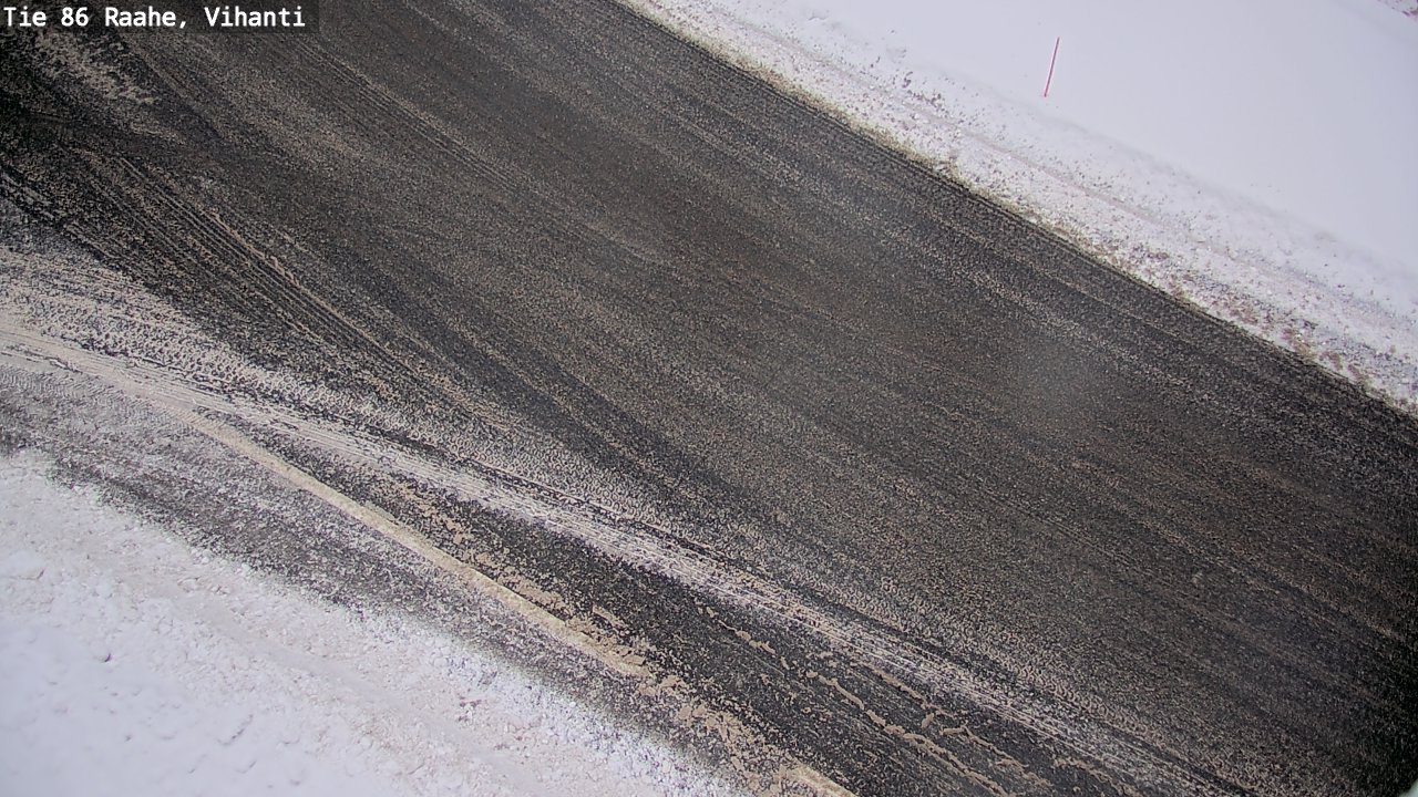 Weather Camera Image Väg 86 Raahe, Vihanti, Raahe, Pohjois-Pohjanmaa