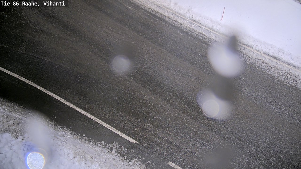 Weather Camera Image Väg 86 Raahe, Vihanti, Raahe, Pohjois-Pohjanmaa