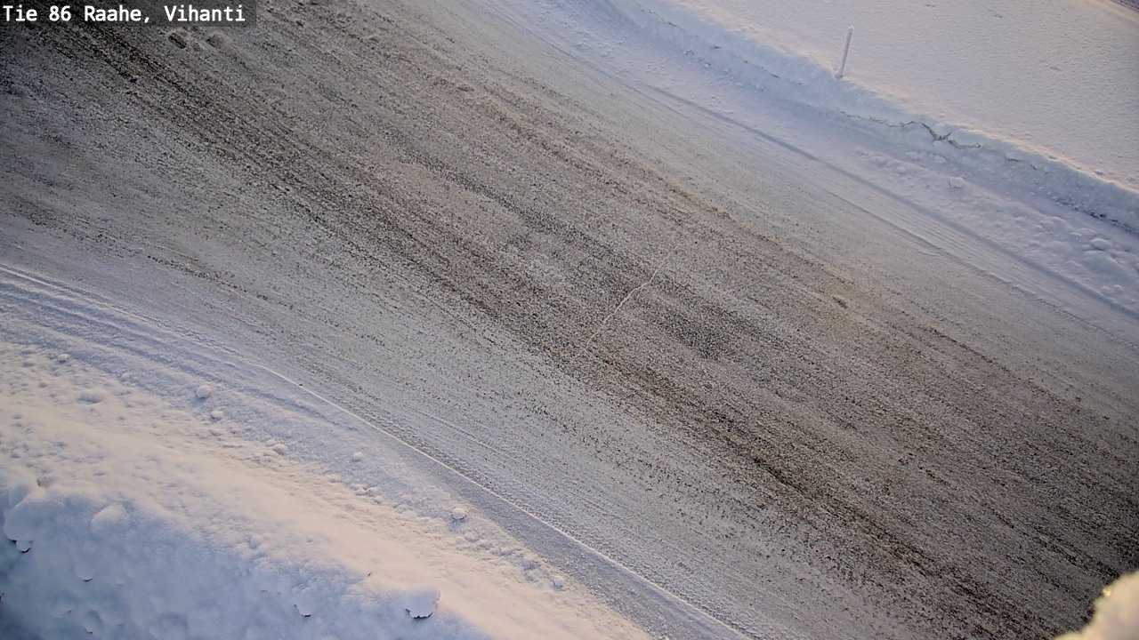 Weather Camera Image Road 86 Raahe, Vihanti, Raahe, Pohjois-Pohjanmaa