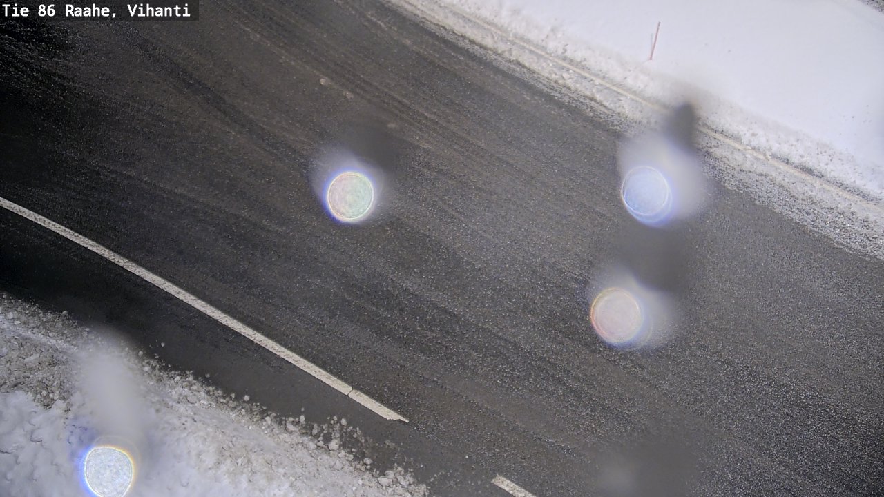 Weather Camera Image Väg 86 Raahe, Vihanti, Raahe, Pohjois-Pohjanmaa