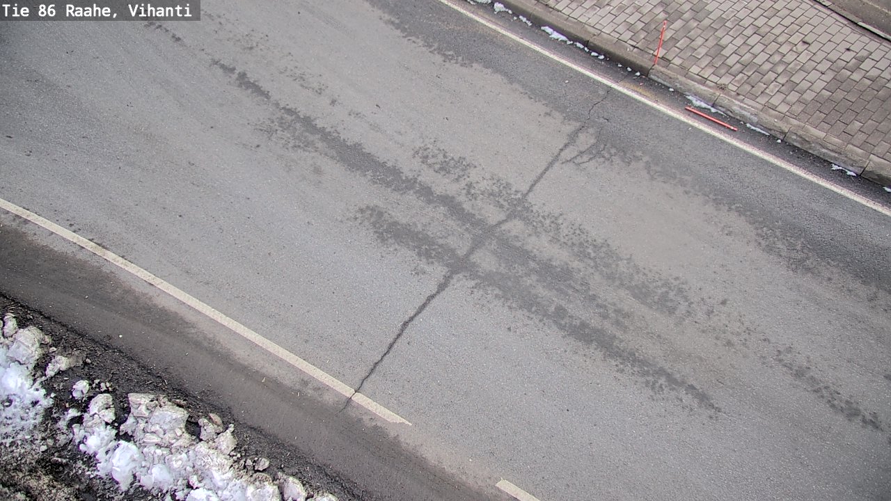 Weather Camera Image Väg 86 Raahe, Vihanti, Raahe, Pohjois-Pohjanmaa